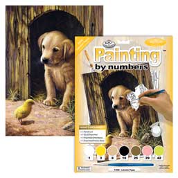 ROYAL AND LANGNICKEL PAINTING BY NUMBERS BEAGLE PUPPY 