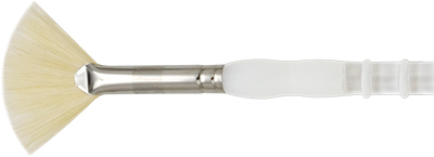  Royal Brush SG1400-3/4IN. Royal & Langnickel Soft-Grip White  Blending Mop Paintbrush, Natural Hair, 3/4 inch, 3/4 Width