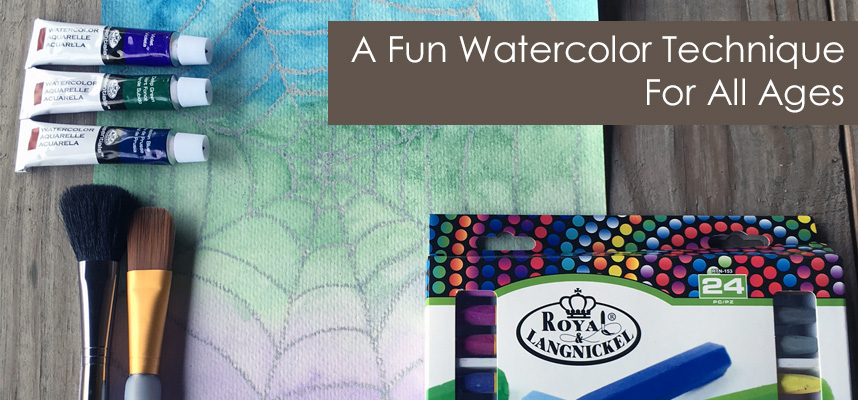 A Fun Watercolor Technique for All Ages