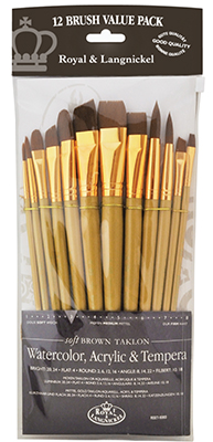 Zip N\' Close™ 12 Brush Sets | Royal & Langnickel - Art